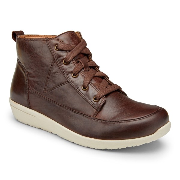 Vionic Trainers Ireland - Shawna Bootie Brown - Womens Shoes Sale | GLNCB-7692